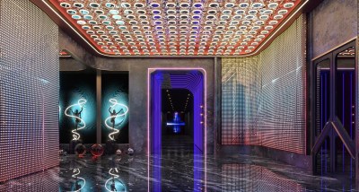 现代酒吧大堂3D模型下载